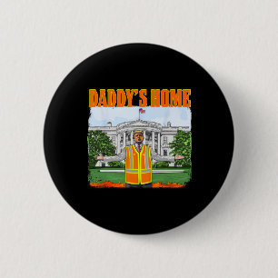 Afval voor Trump Funny Daddy's Home Trump Pink 20 Ronde Button 5,7 Cm