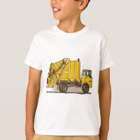 Afval Vrachtwagen 2 Bouw Kinder T-Shirt