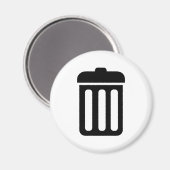 Afvalbaksymbool Magneet (Voorkant / Achterkant)