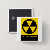 Afvalcontainer voor container in de container vierkante button 5,1 cm (Voorkant /achterkant)