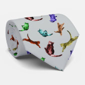 Afvallende Katten Stropdas (Opgerold)