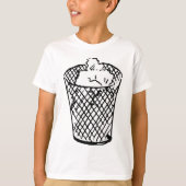 Afvalmandje T-shirt (Voorkant)