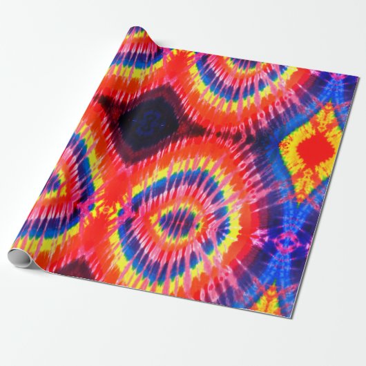 AFVALpapier voor PSYCHEDELIC Cadeaupapier (Uitgerold)