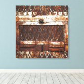 Afvalvenster Canvas Afdruk (Insitu (Houten vloer))