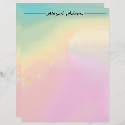 Afvalverloop Briefhoofd (Voorkant / Achterkant)