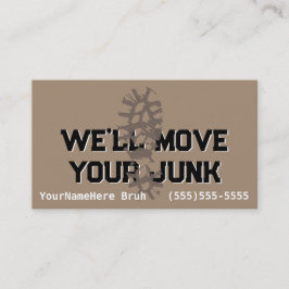  afvalverwijdering bij afvaltransport visitekaartje