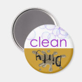 Afwasmachine - Is het schoon of vies? Magneet (Voorkant / Achterkant)