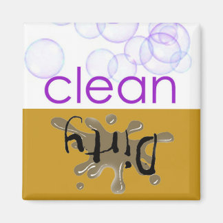 Afwasmachine - Is het schoon of vies? Magneet