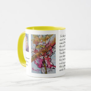 Afwelkende Zinnia 001 / Kunstenaar Larry Lerew Mok
