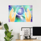 Afwezig Healing Poster (Thuiskantoor)