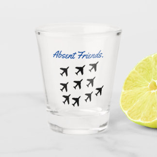 Afwezige Vrienden Shot Glass Glas
