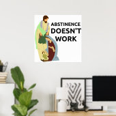 Afwezigheid werkt niet poster (Thuiskantoor)