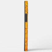 Afwijkende wand met gele en oranje textuur Case-Mate iPhone case (Achterkant / Rechts)