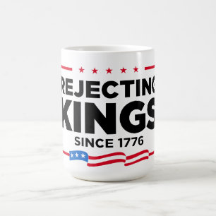 Afwijzing van koningen sinds 1776 Patriottische Vl Koffiemok