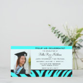 Afwikkeling Aqua Zebra Fotokaart (Staand voorkant)