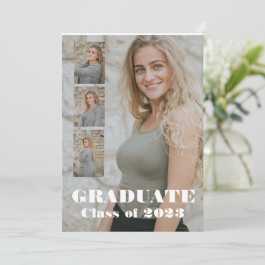 Afwikkeling dubbelzijdige moderne foto kaart (Staand voorkant)