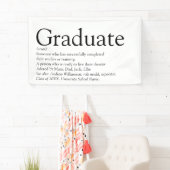 Afwikkelingsdefinitie Modern Zwart en Wit Spandoek (Insitu)