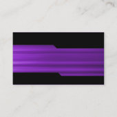 Afwisselend - geborstelde Paarse textuur Visitekaartje (Achterkant)