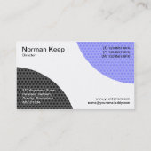 Afwisselende curven - Spot getextureerd Visitekaartje (Achterkant)
