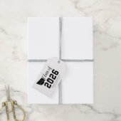 Afwstuderen 2026 Script Eenvoudig Afgestudeerd Eig Cadeaulabel (Met Touw)