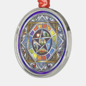 Afzegeling van de Premium Round Ornament van Eleme (Links)