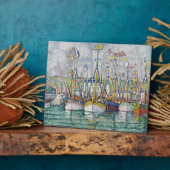 Afzegeling van de tonijnvloot in Groix, 1923 Fotoplaat (Zijkant)