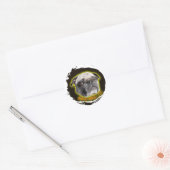 afzetten ronde sticker (Envelop)