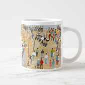 Afzinking van de reddingsboot in Mousehole Grote Koffiekop (Rechts)