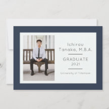 Afzonderlijke Afstuderen aankondiging