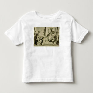 Afzonderlijke weergave van een liefdadigheidsrace kinder shirts