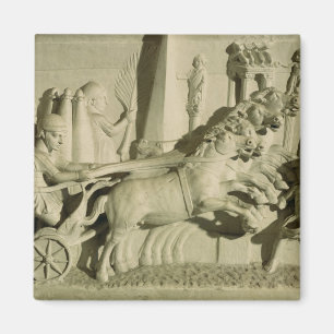 Afzonderlijke weergave van een liefdadigheidsrace magneet