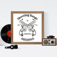 Afzuigbereik Arizona America Pistool Logo
