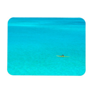 Afzuigerkano in Bora Bora Bora rechthoekige magnee Magneet