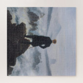 Afzwerver boven het Zee van Fog Legpuzzel (Horizontaal)