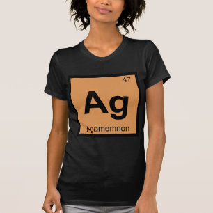 Ag - Agamemnon Griekse Scheikunde Periodiek Systee T-shirt
