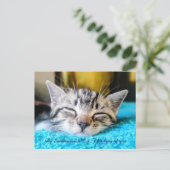 Ag Smaoineamh Ort Penser à vous carte postale (Debout devant)