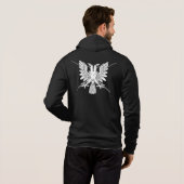 AG - Sweat - shirt à capuche zip double aigle (Dos entier)