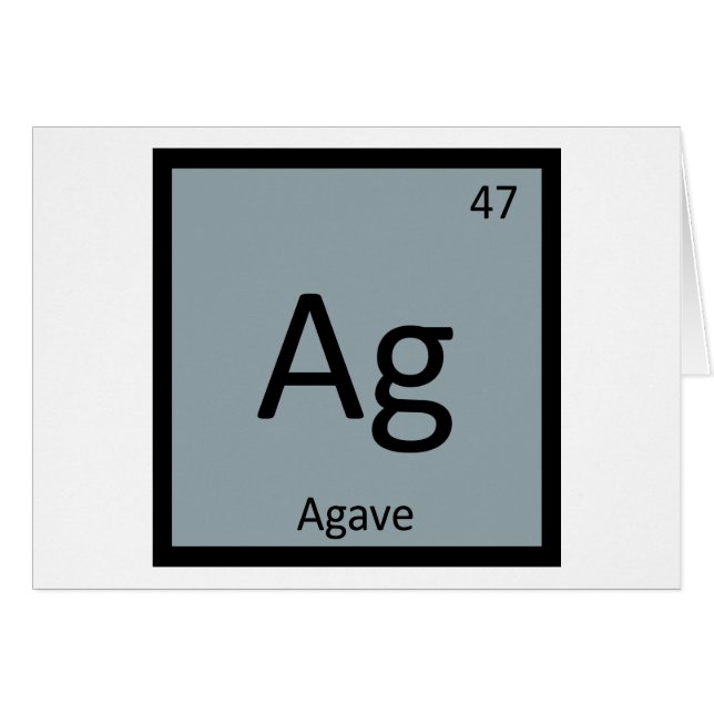 Ag - Symbole de tableau périodique de la chimie de (Devant horizontal)