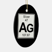 AG - Zilver Keramisch Ornament (Rechts)