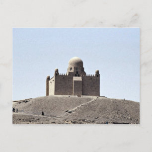 Aga Khan Tomb, Aswan, Egyptische woestijn Briefkaart