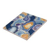 Agaat Geode Eindeloos Patroon Tegeltje (Zijkant)