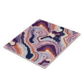 Agaat Geode Eindeloos Patroon Tegeltje (Zijkant)