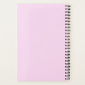 Agaat Geode Waterverf Slice - Roze Aqua Paarse Planner (Achterkant)
