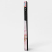 Agaat Marmer Modern Blauw Roze Goud Collectie Case-Mate iPhone Case (Achterkant/links)