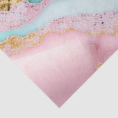 Agaat Marmer Populair Blauw Roze Goud Collectie Tissuepapier (Detail)