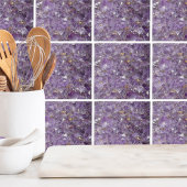 Agaat Paarse kristal Tegeltje