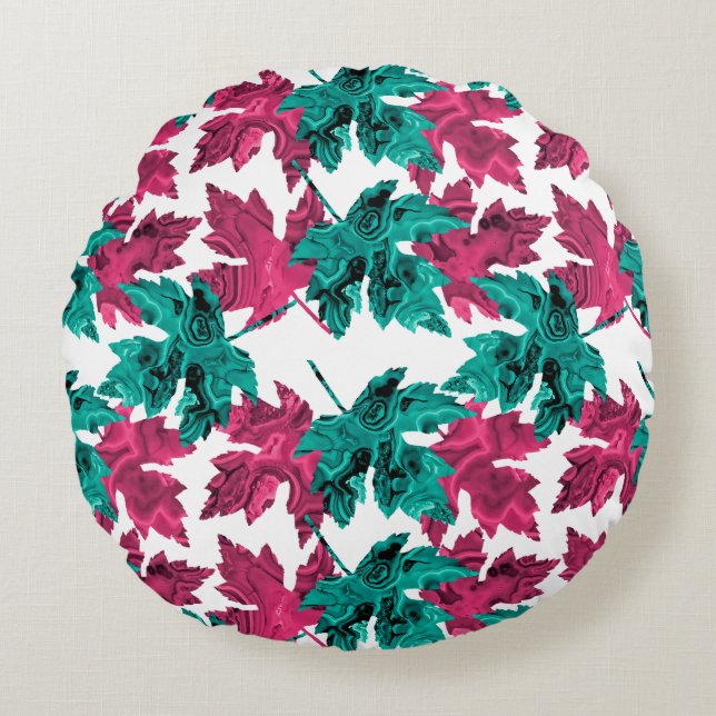 agaatblad rond kussen (Voorkant)