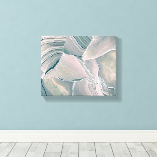 agaatgloed canvas afdruk (Insitu (Houten vloer))