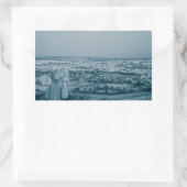 Agadir landschap rechthoekige sticker (Tas)