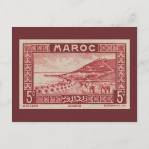 Agadir, Maroc - Carte postale